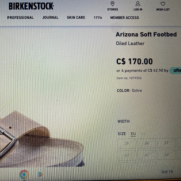 Birkenstock Arizona Sandal.  New In Box - Picture 2 of 6